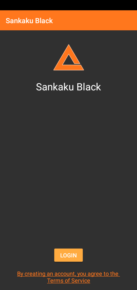 Screenshot of Sankaku Black App