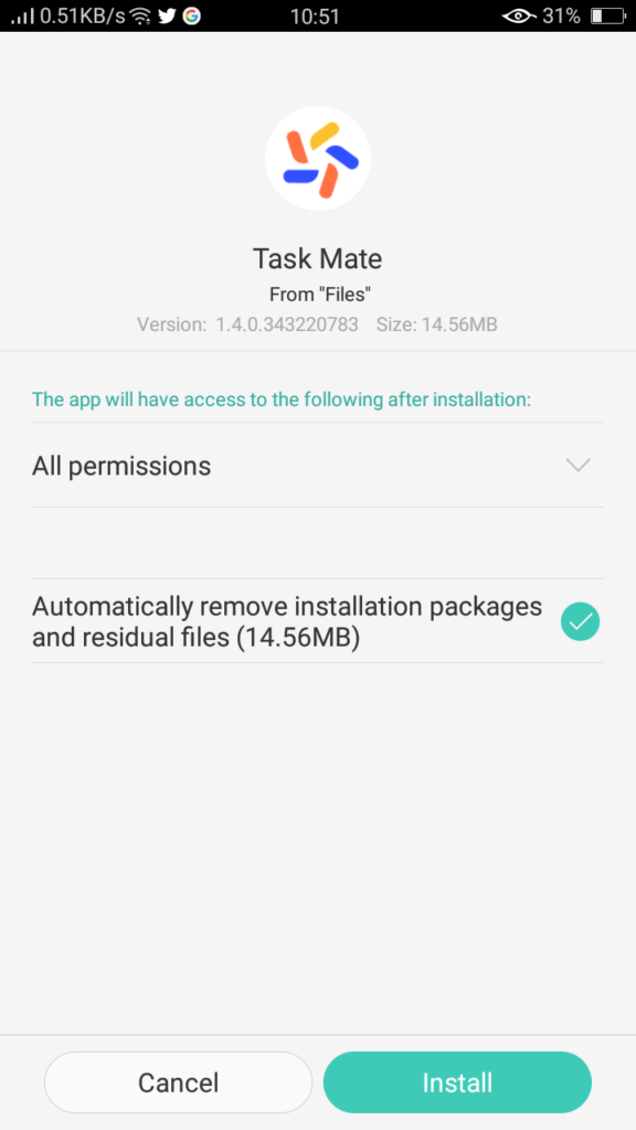 Screenshot of Task Mate Apk
