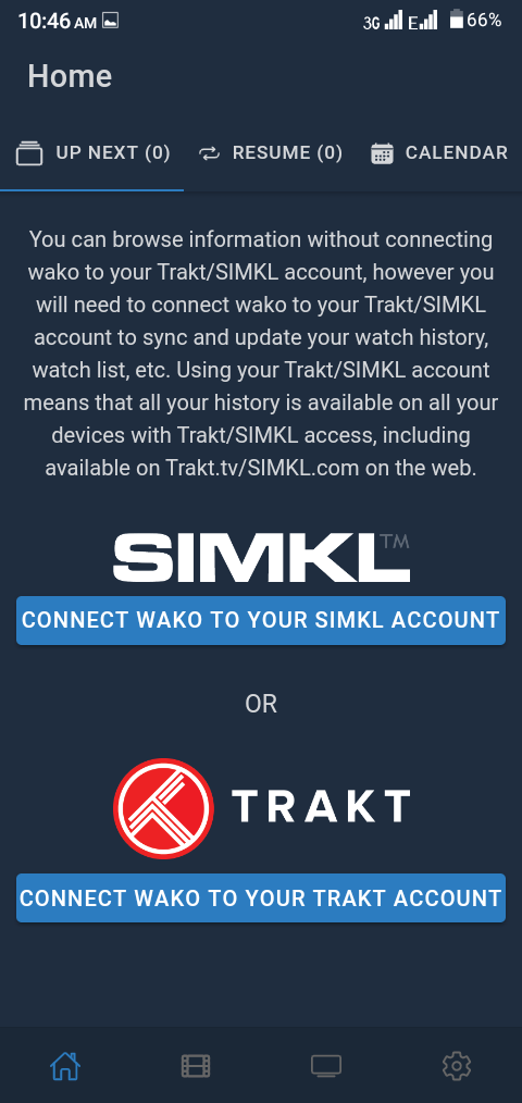 Screenshot of Wako App