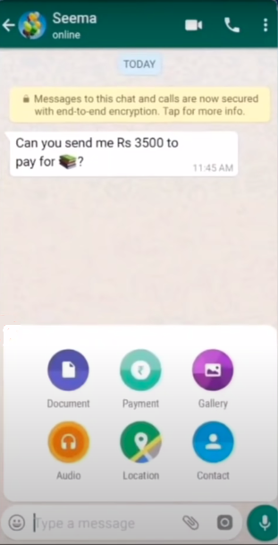 Screenshot of WhatsApp Pay Apk