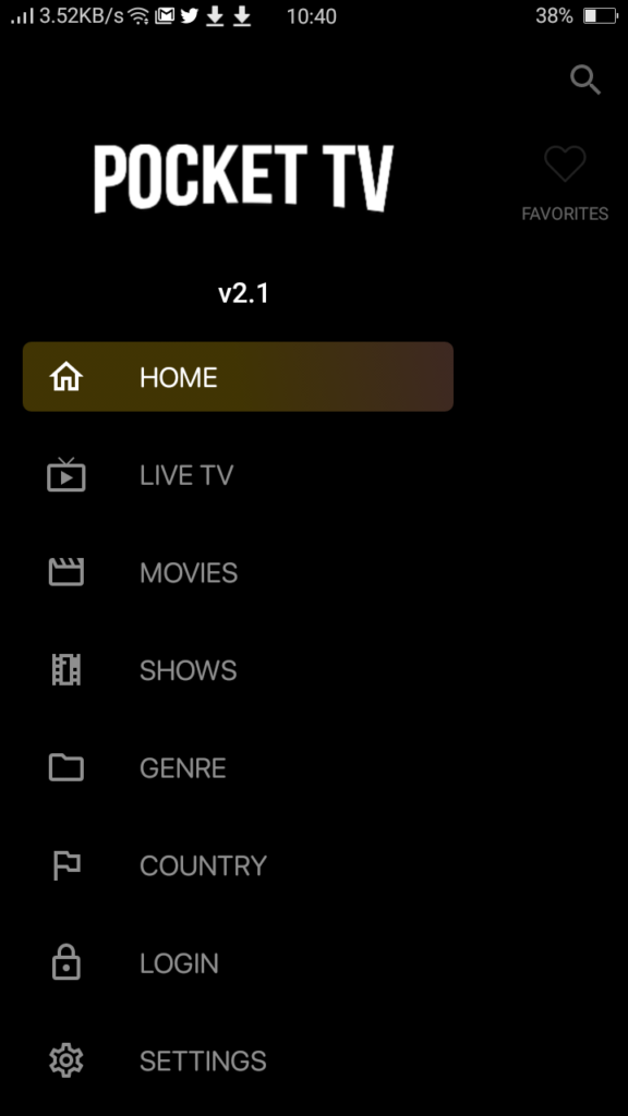 Screenshots of Pocket TV Mod Download