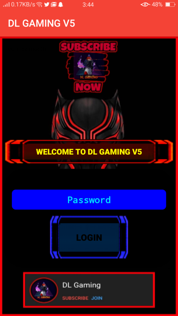 Screenshot of DL Gaming Injector