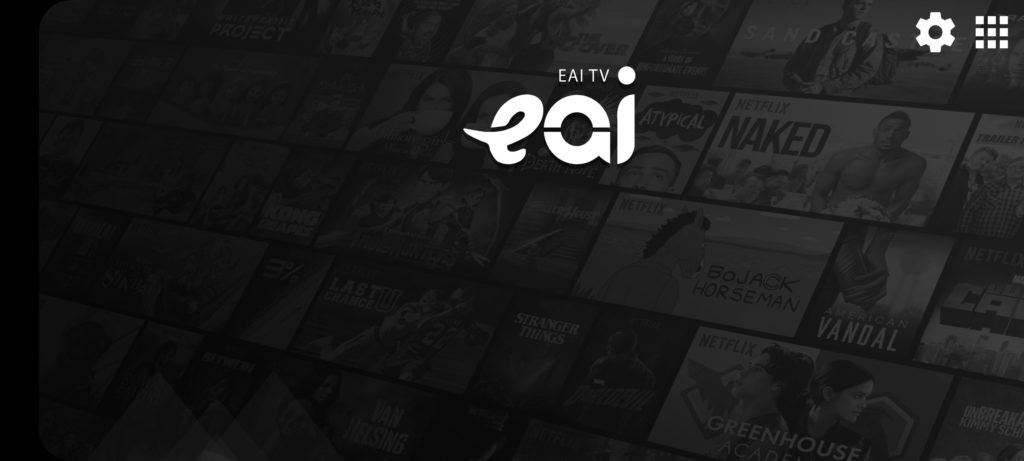 Screenshot of Eai TV App