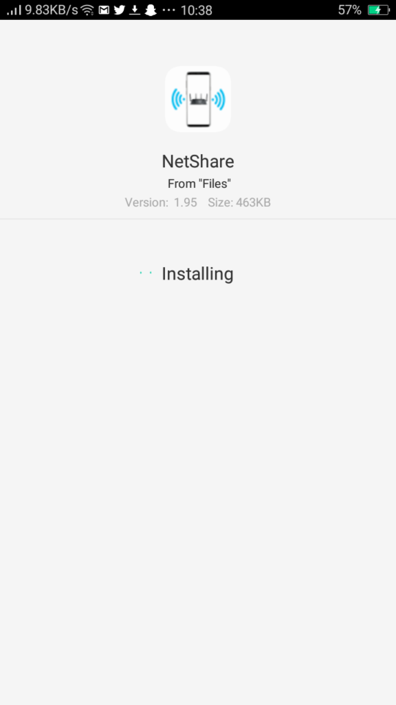 Screenshot of NetShare Pro App Apk
