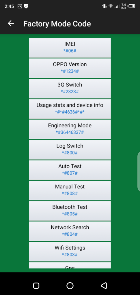 Screenshot of Oppo Tools Apk