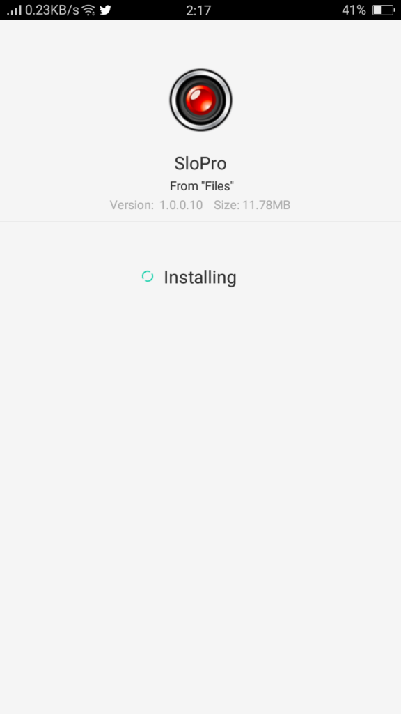 Screenshot of SloPro