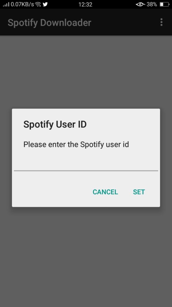 Screenshot of Spotify Downloader For Android