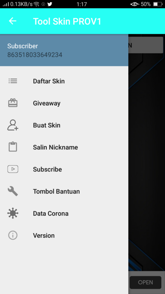 Screenshot of Tool Skin Pro Apk