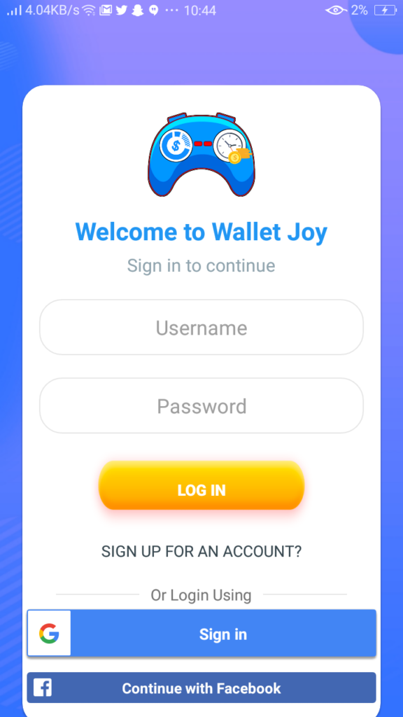 Screenshot of Wallet Joy Apk