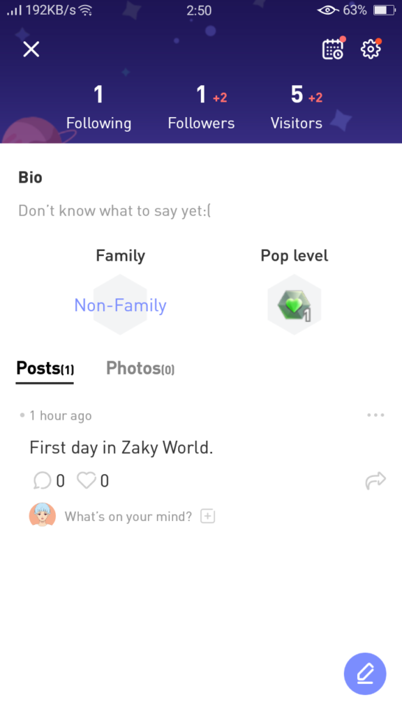 Screenshot of Zaky App