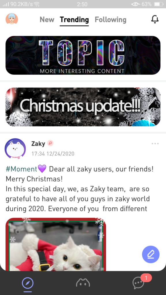 Screenshot of Zaky For Android