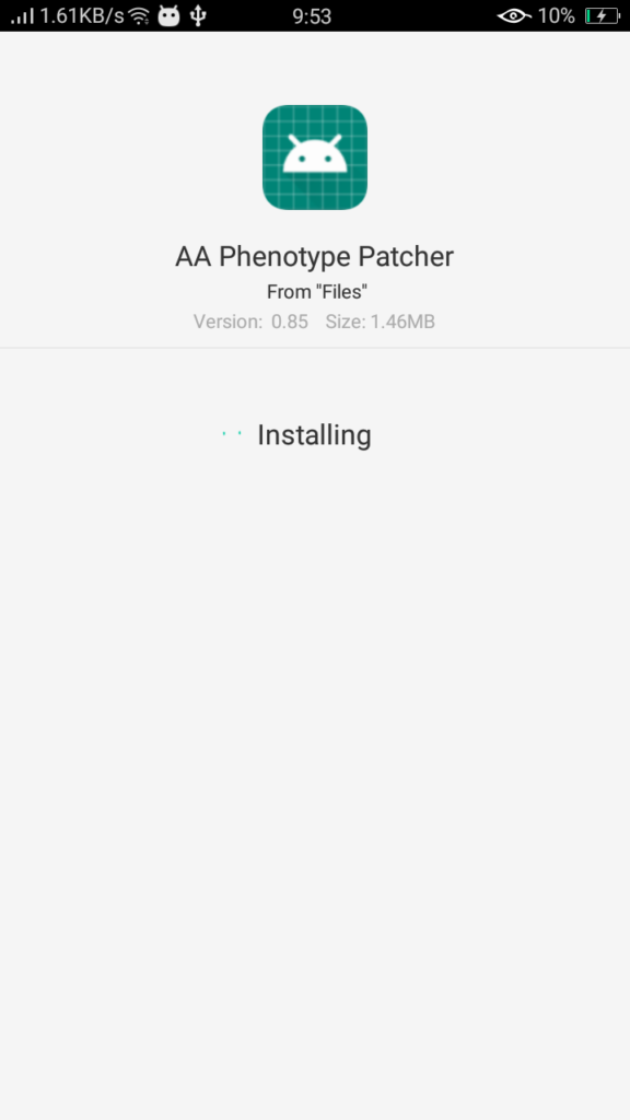 Screenshot of AA Phenotype Patcher