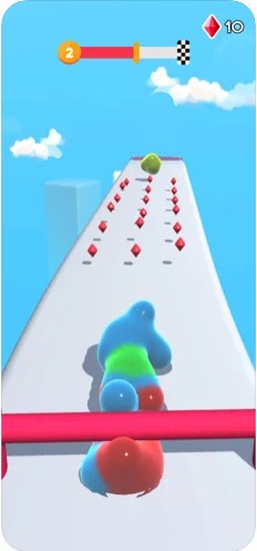 Screenshot of Blob runner 3D Apk