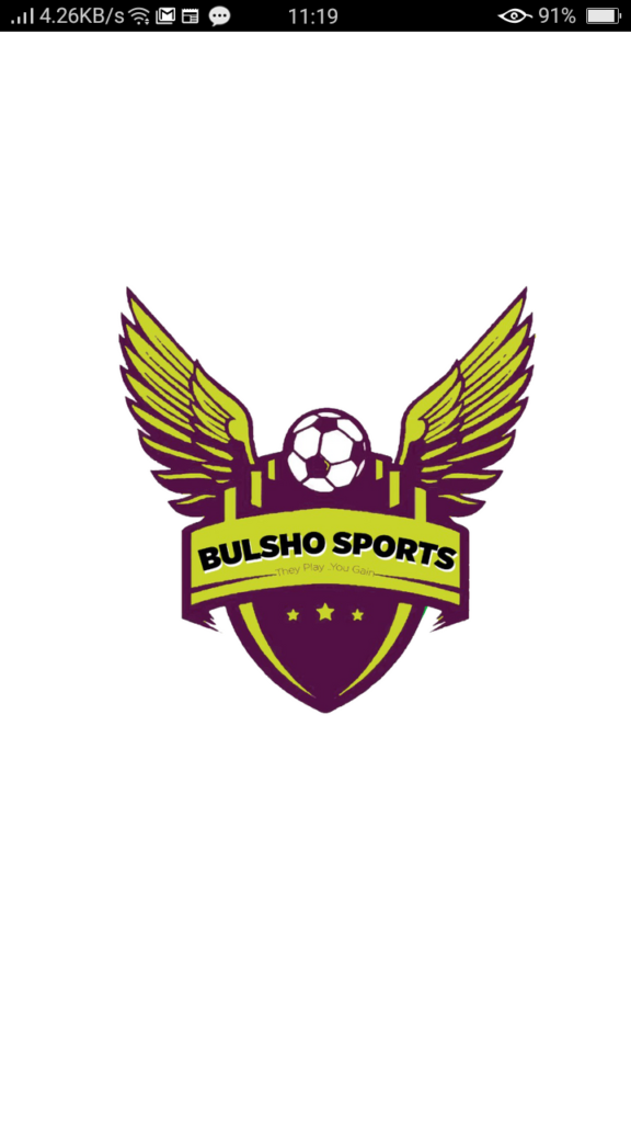 Screenshot of Bulsho Sports App