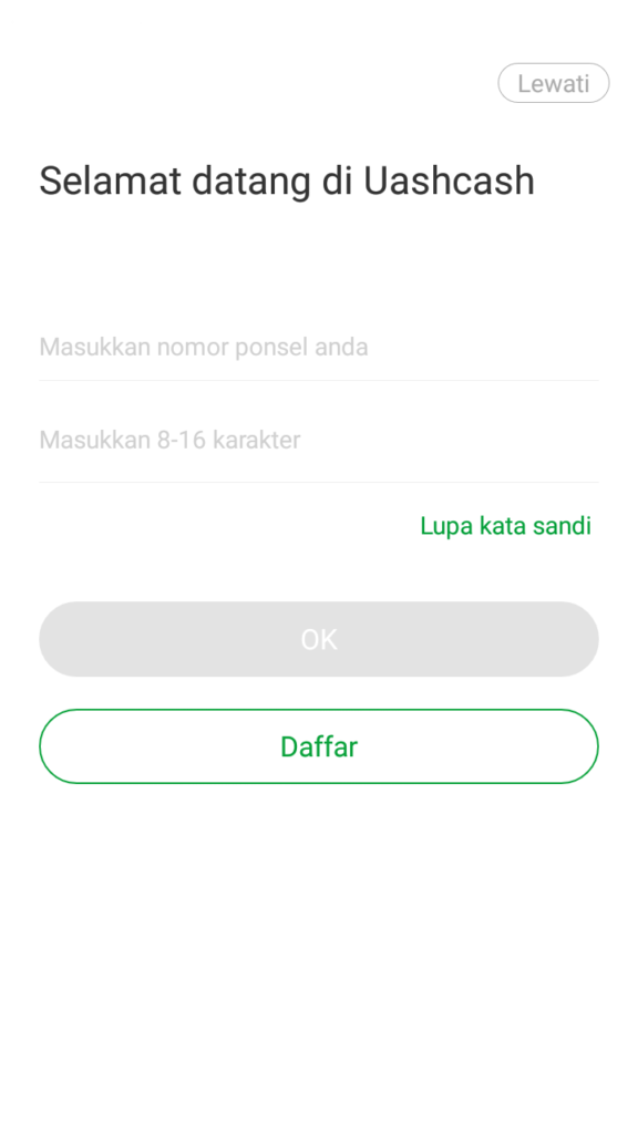 Screenshot of Dana Mudah App