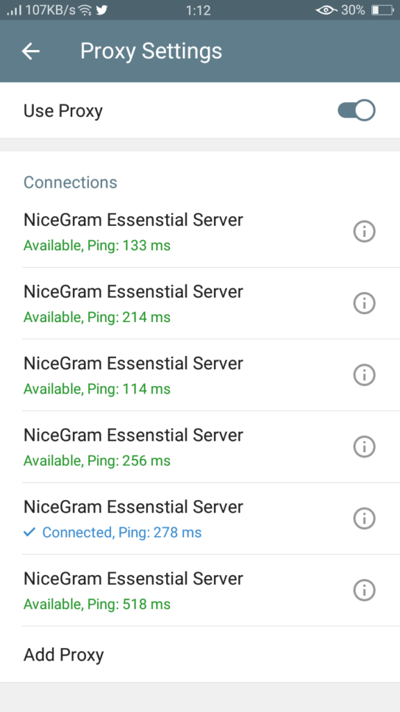Screenshot of Nicegram For Android