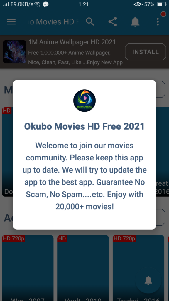 Screenshot of Okubo Mega HD Apk