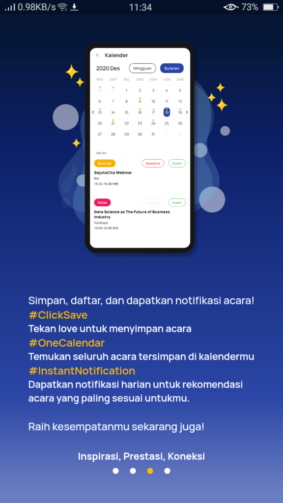 Screenshot of Sejuta Cita App