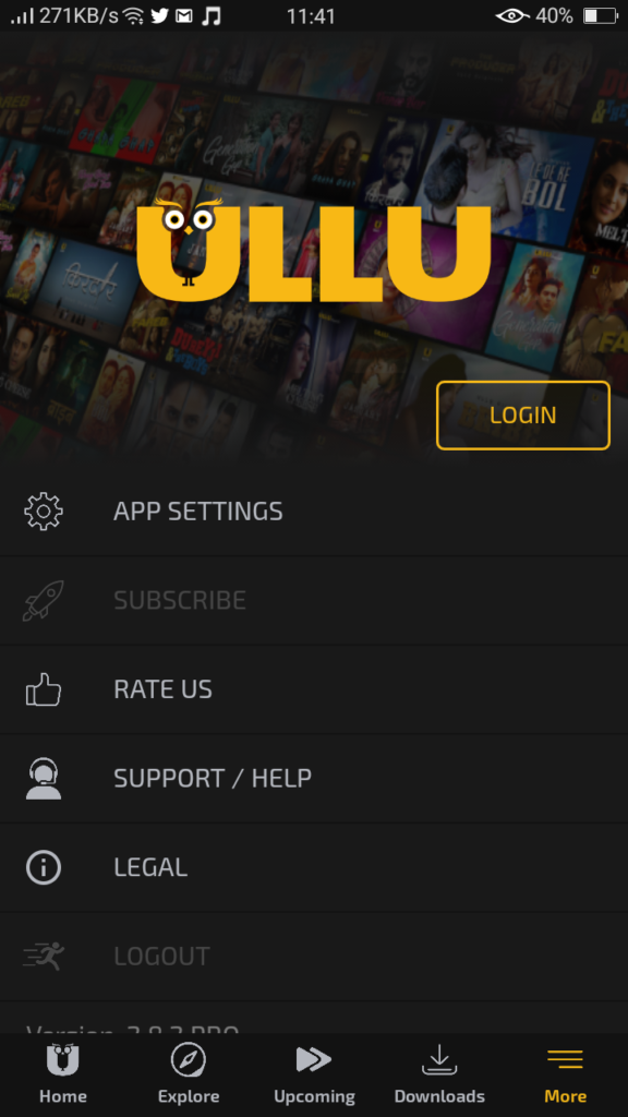 Screenshot of Ullu Pro For Android