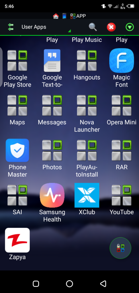 Screenshot of Samsung Health Monitor Android