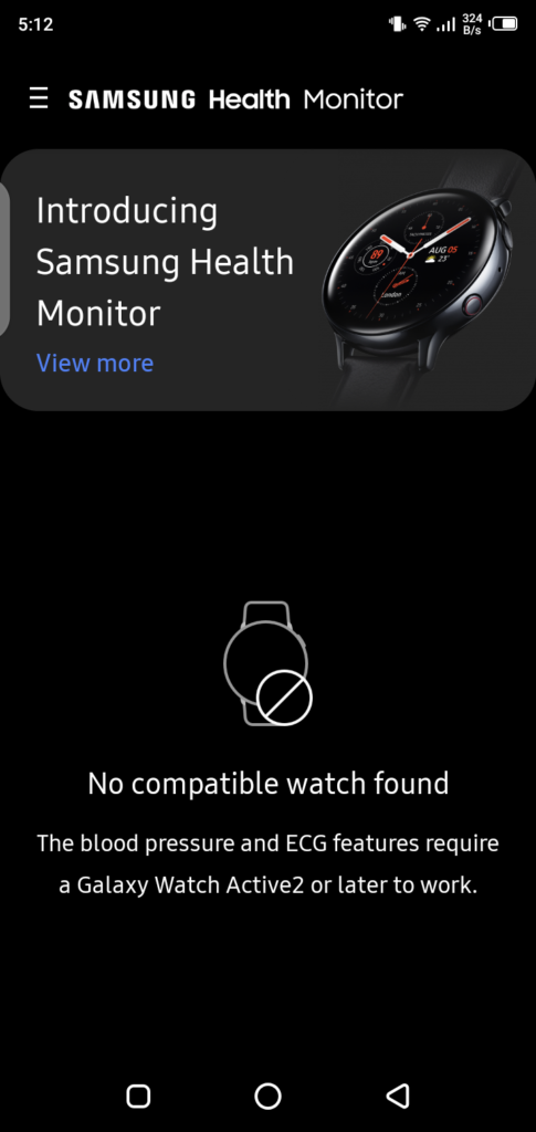 Screenshot of Samsung Health Monitor Apk