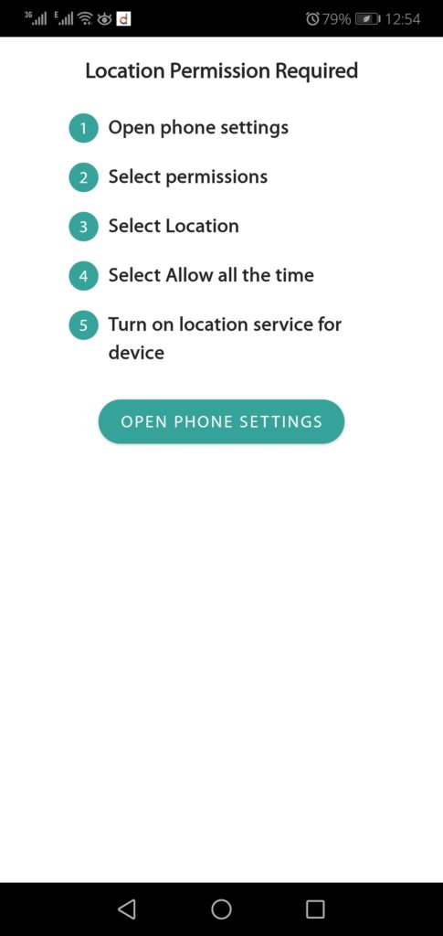 Screenshot of Tawakkalna App