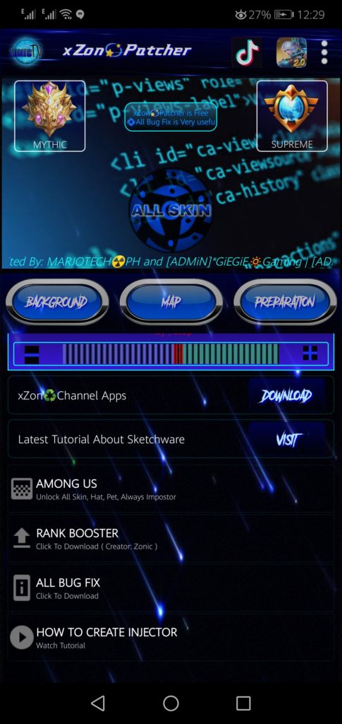 Screenshot of xZon Patcher Apk