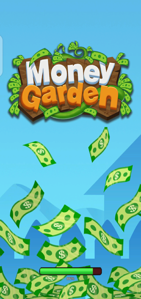 Screenshot of Money Garden App